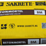 Zak Sakrete-Betonmortel-25kg