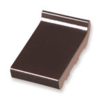 Raamdorpel 21,5cm Donker Bruin Verglaasd