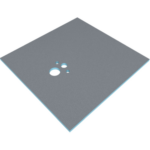 Wedi Toiletplaat 20mm 120x130cm