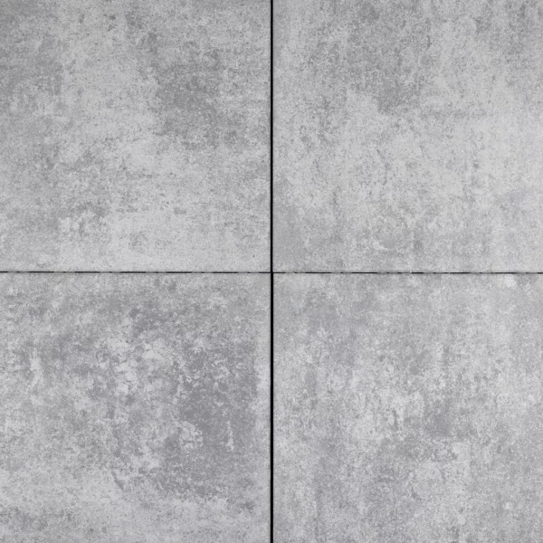Betontegel Trippel T Grijs Nuance 60x60x4