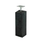 Betonpoer Antraciet 15x15x60cm  (met stelplaat)