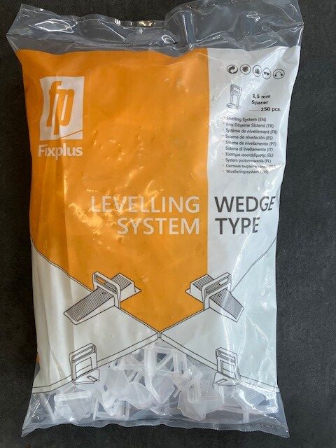 Zak Levelling Clips 1.5mm a 250st