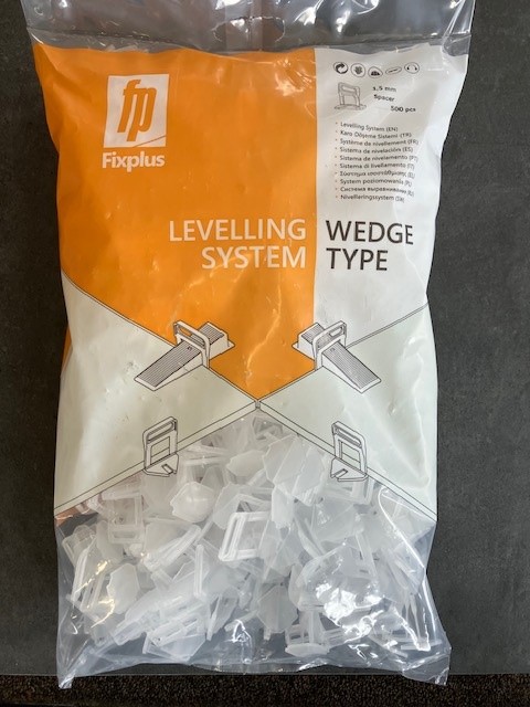Zak Levelling Clips 1.5mm a 500st