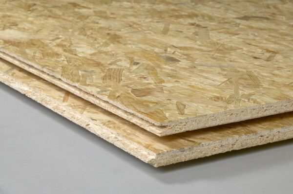 OSB plaat 244x59cm. dikte 18mm. Tong & Groef